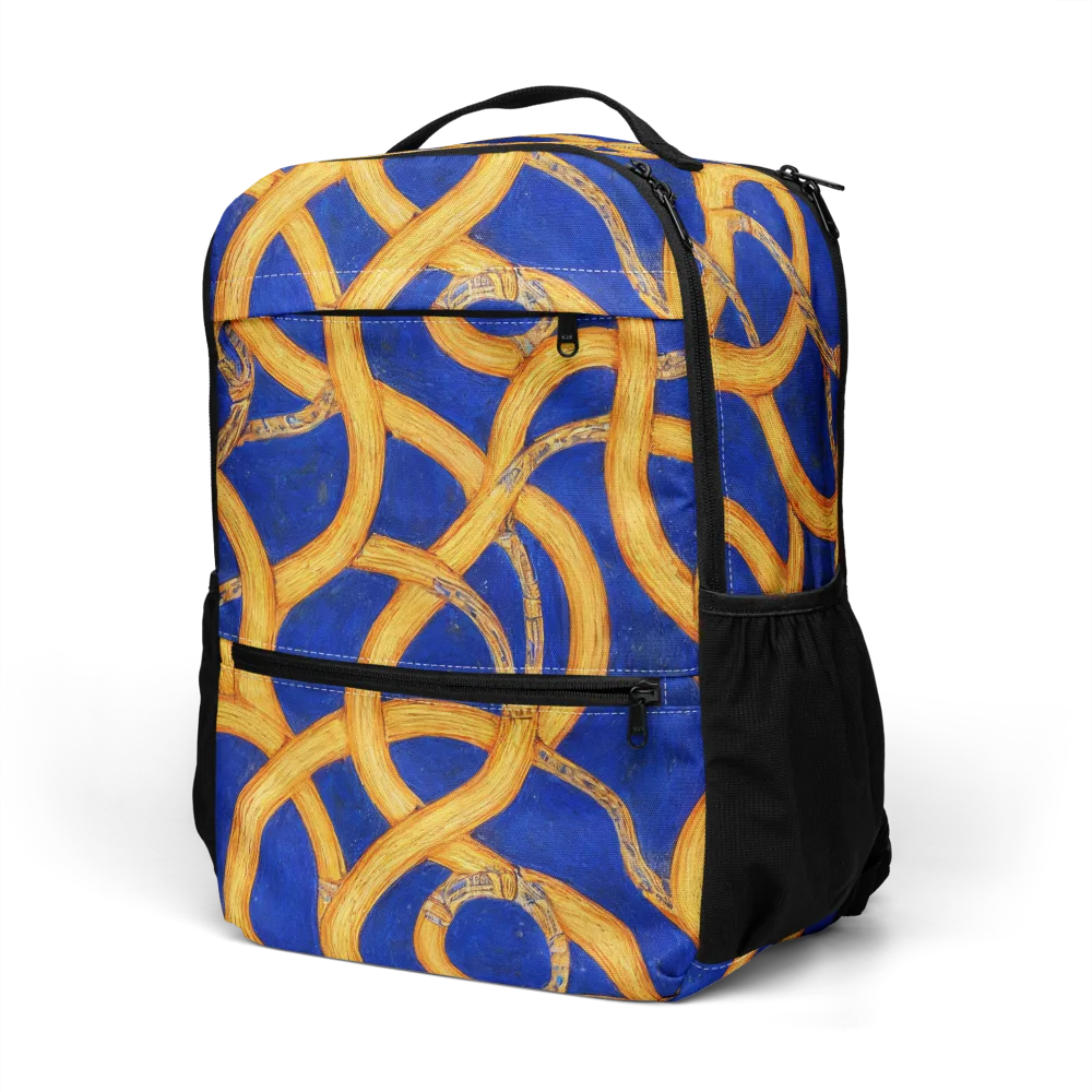 Cobalt Lariat on Utility Backpack — Left Front