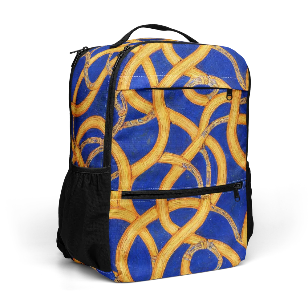 Cobalt Lariat on Utility Backpack — Right Front