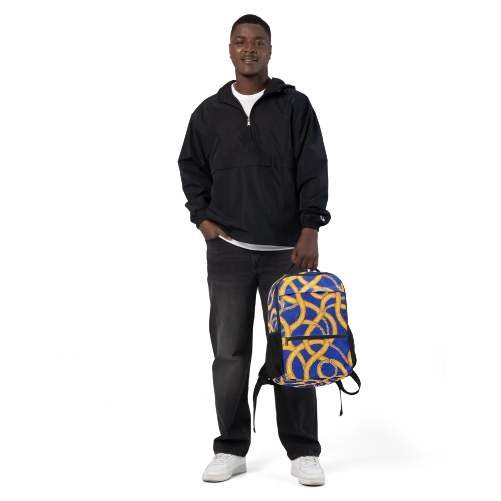 Cobalt Lariat on Utility Backpack — Front