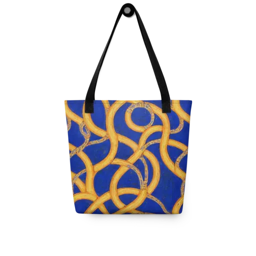 Cobalt Lariat on a Tote Bag
