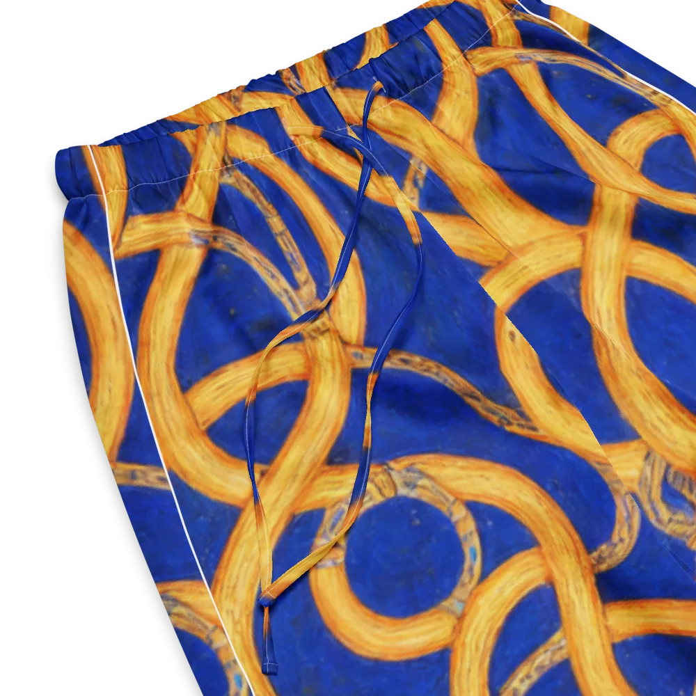 Cobalt Lariat on Women's Pajama Pants — Product details