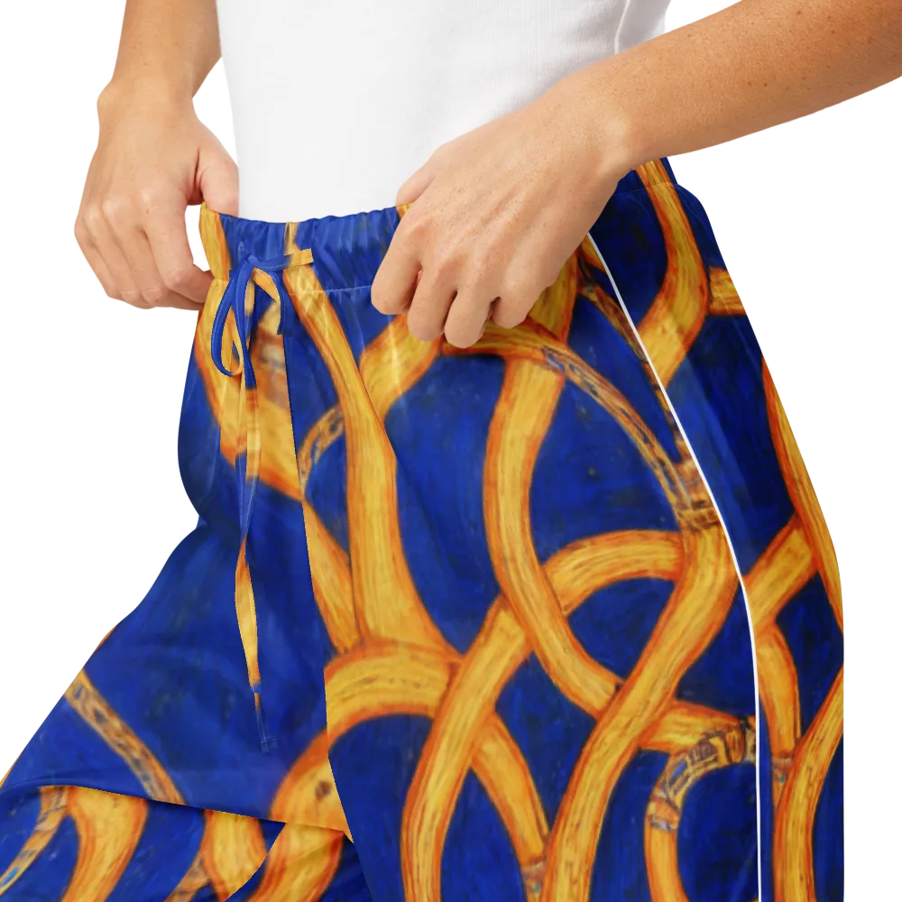 Cobalt Lariat on Women's Pajama Pants — Product details