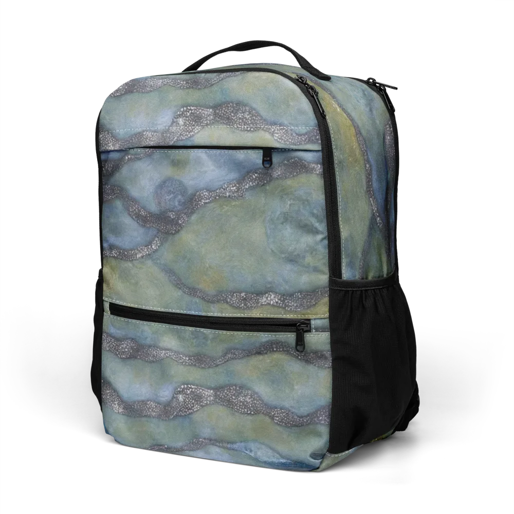 Tidal Fossil on Utility Backpack — Left Front