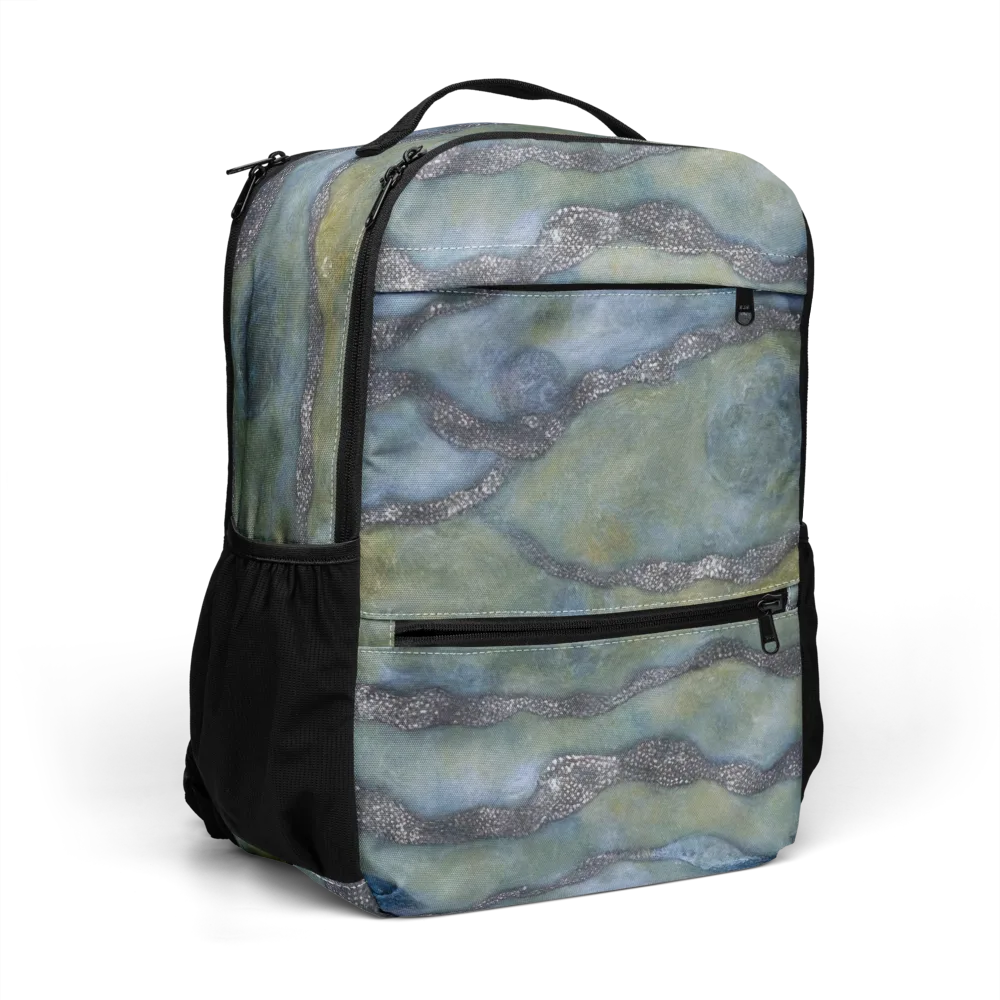 Tidal Fossil on Utility Backpack — Right Front