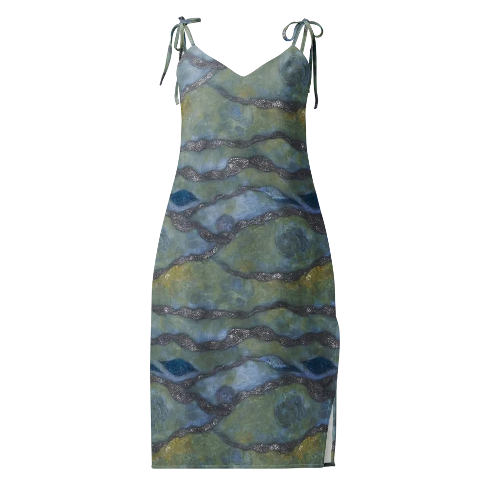 Tidal Fossil on Slip Dress — Front
