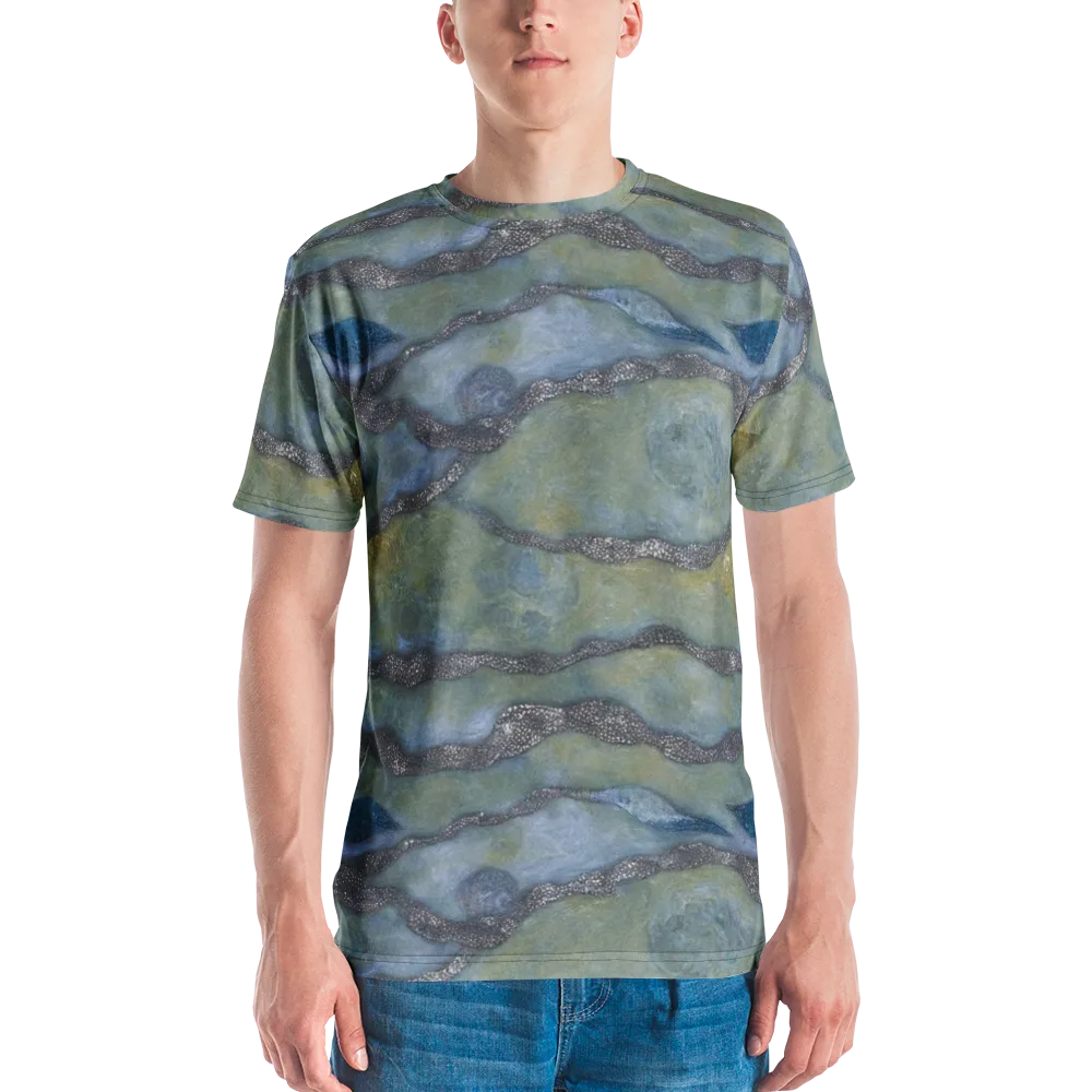Tidal Fossil on Men's Crew Neck T-Shirt — Front