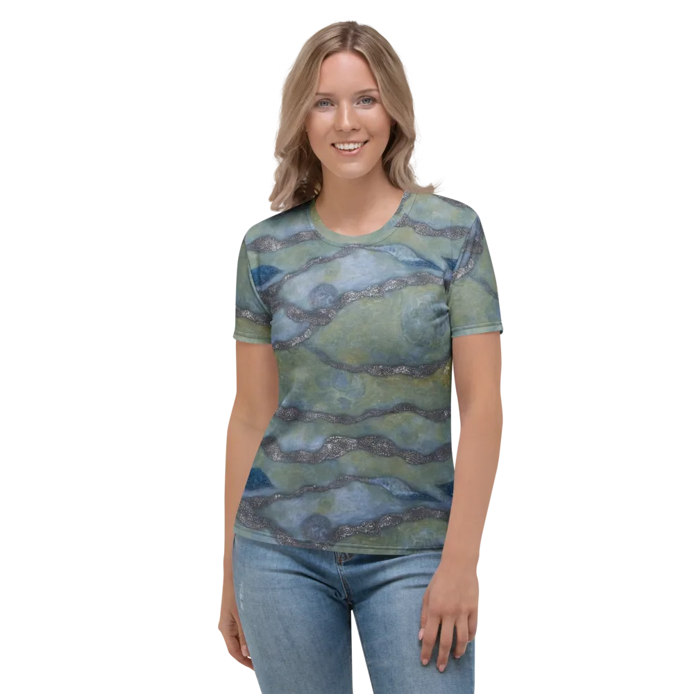 Tidal Fossil on Women's Crew Neck T-Shirt — Front