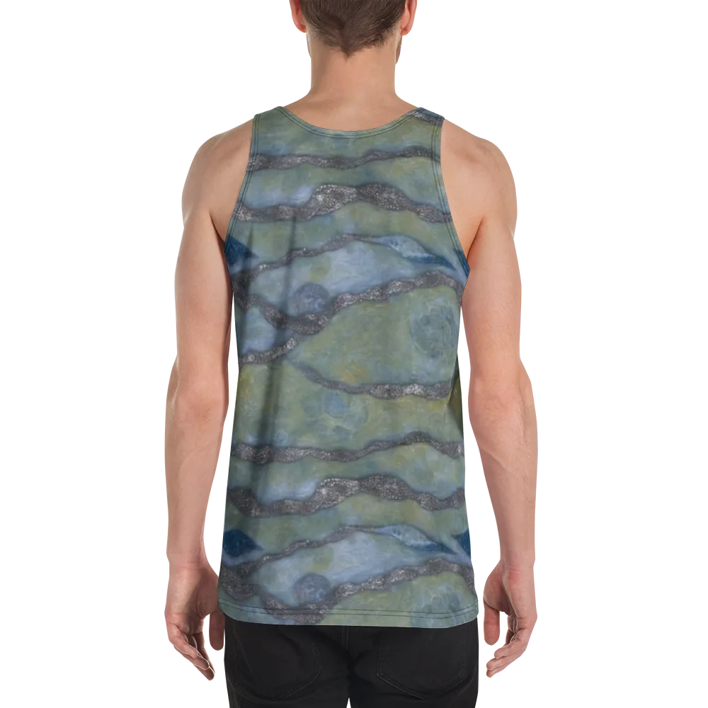 Tidal Fossil on Men's Tank Top — Back