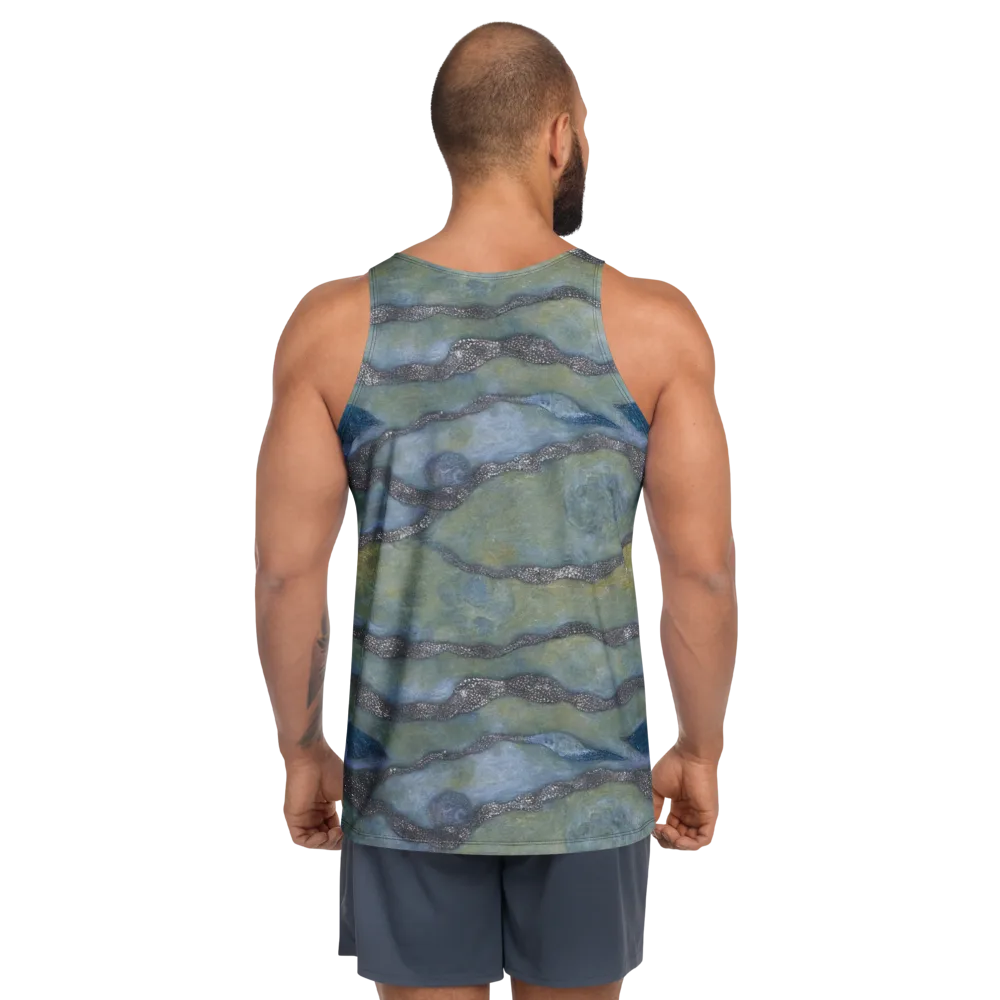 Tidal Fossil on Men's Tank Top — Back