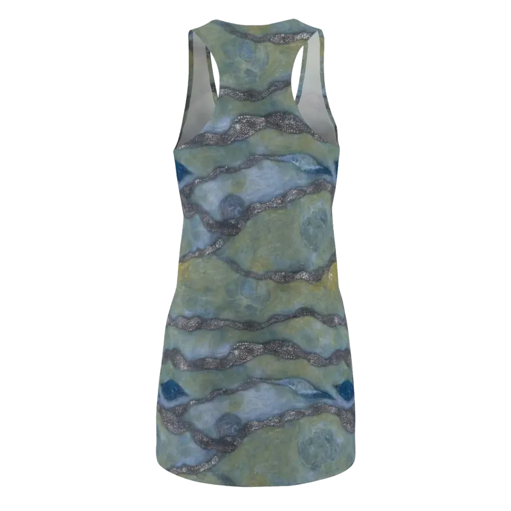 Tidal Fossil on Racerback Dress — Back