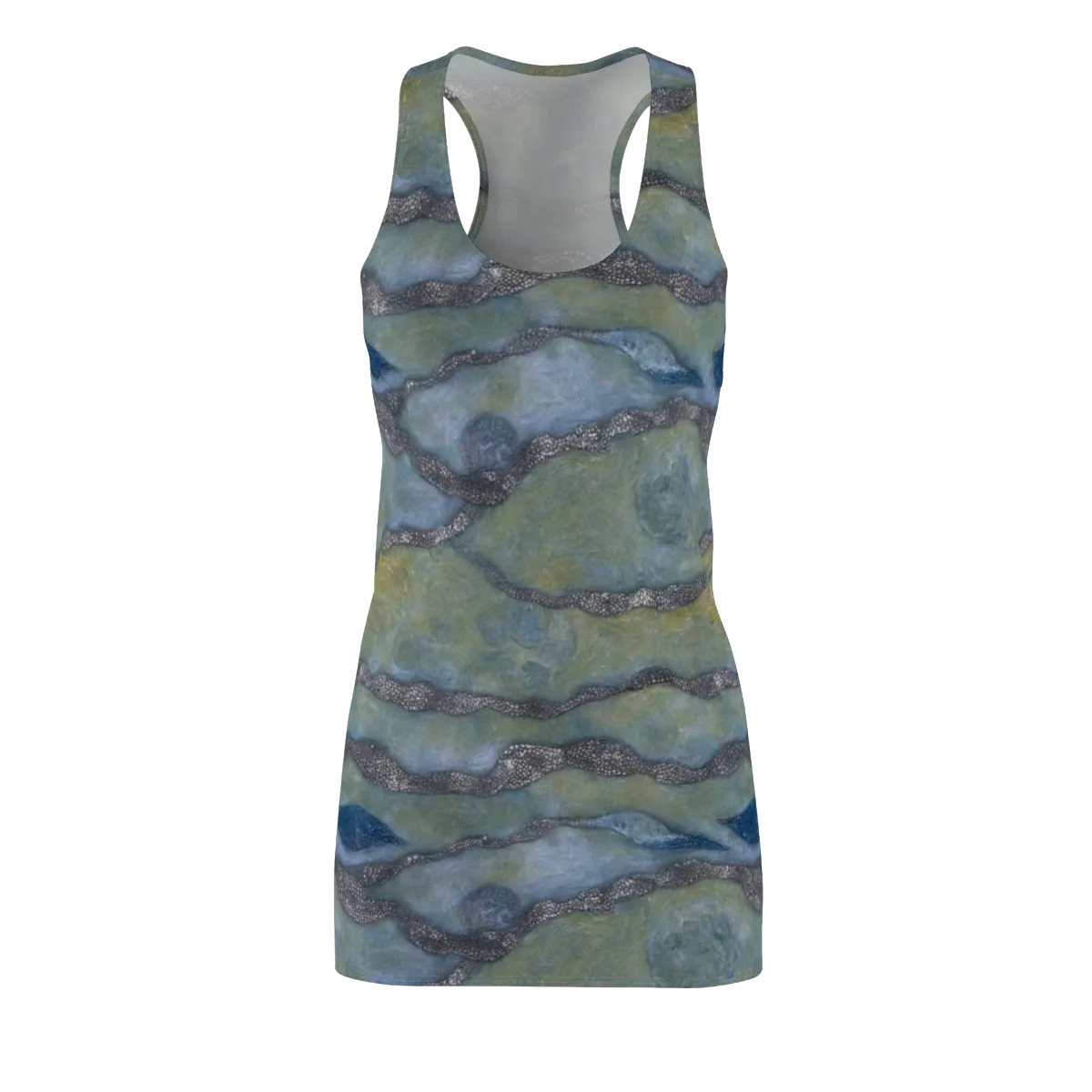 Tidal Fossil on Racerback Dress — Front