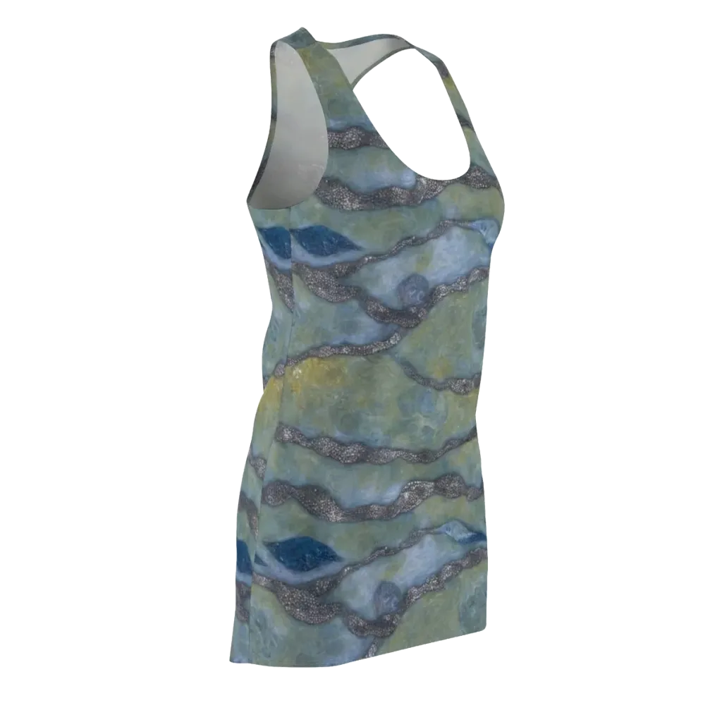 Tidal Fossil on Racerback Dress — Front Side