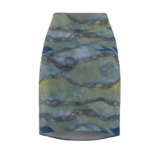 Tidal Fossil on a Pencil Skirt