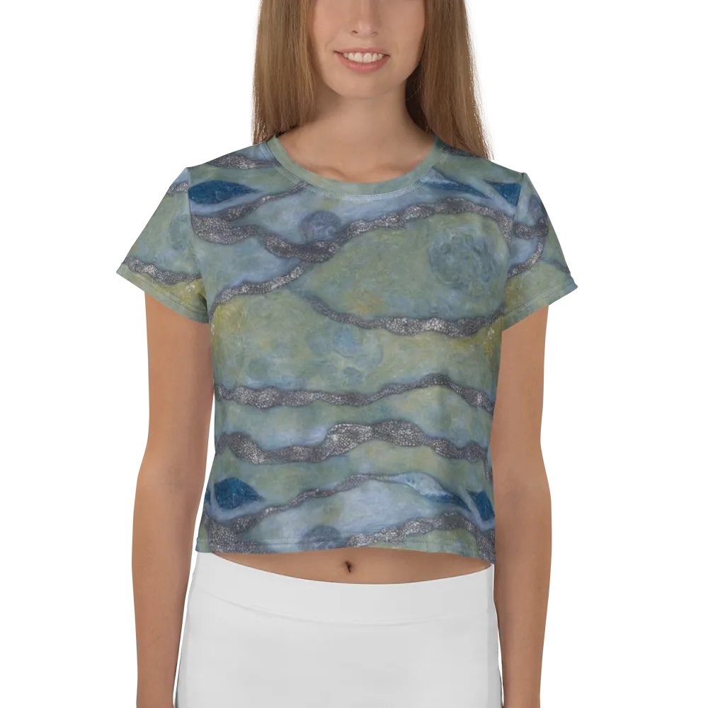Tidal Fossil on Crop Tee — Front