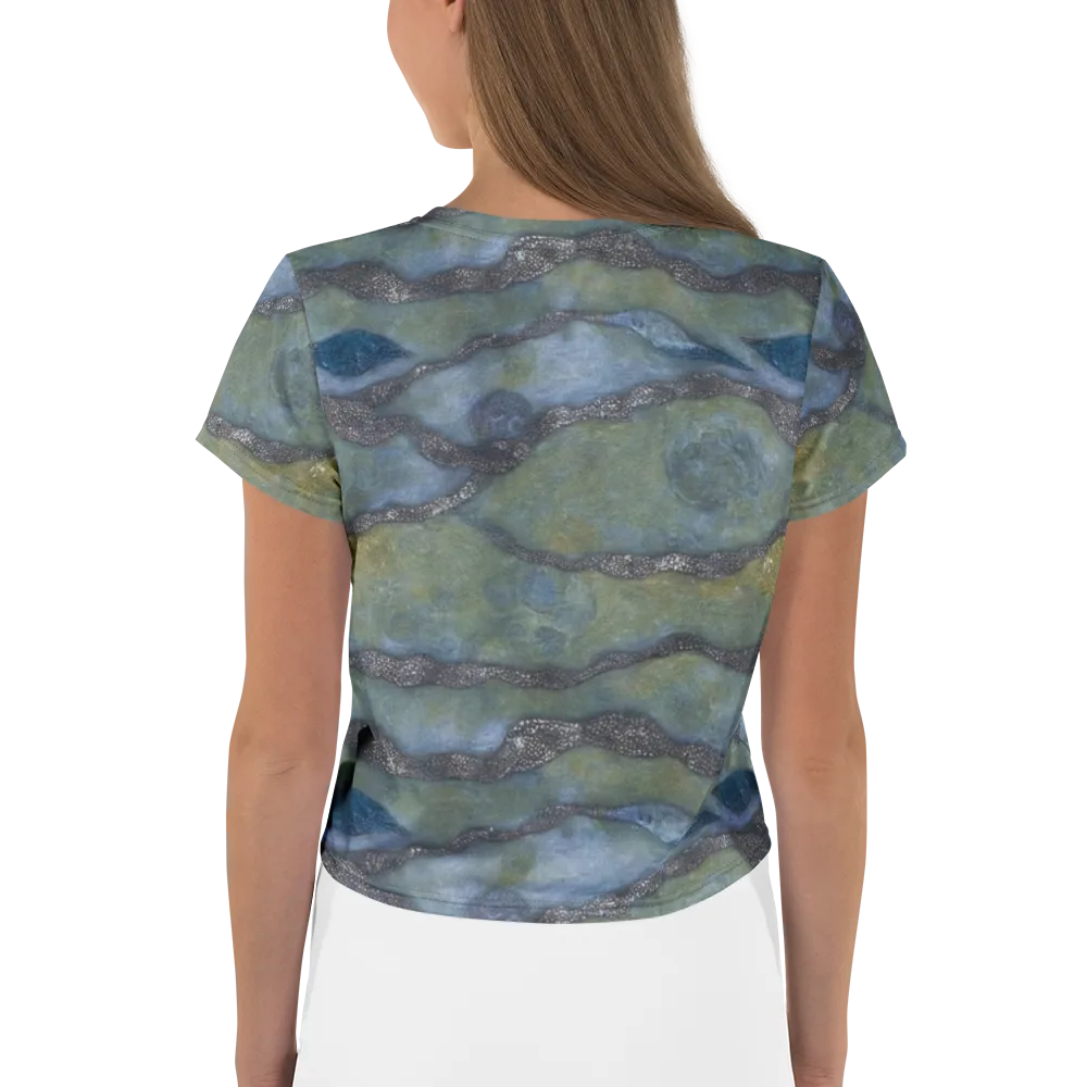 Tidal Fossil on Crop Tee — Back
