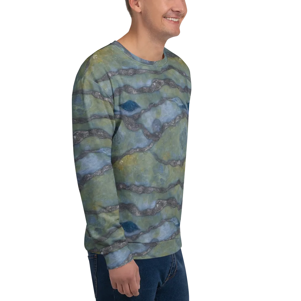 Tidal Fossil on Sweatshirt — Right Front