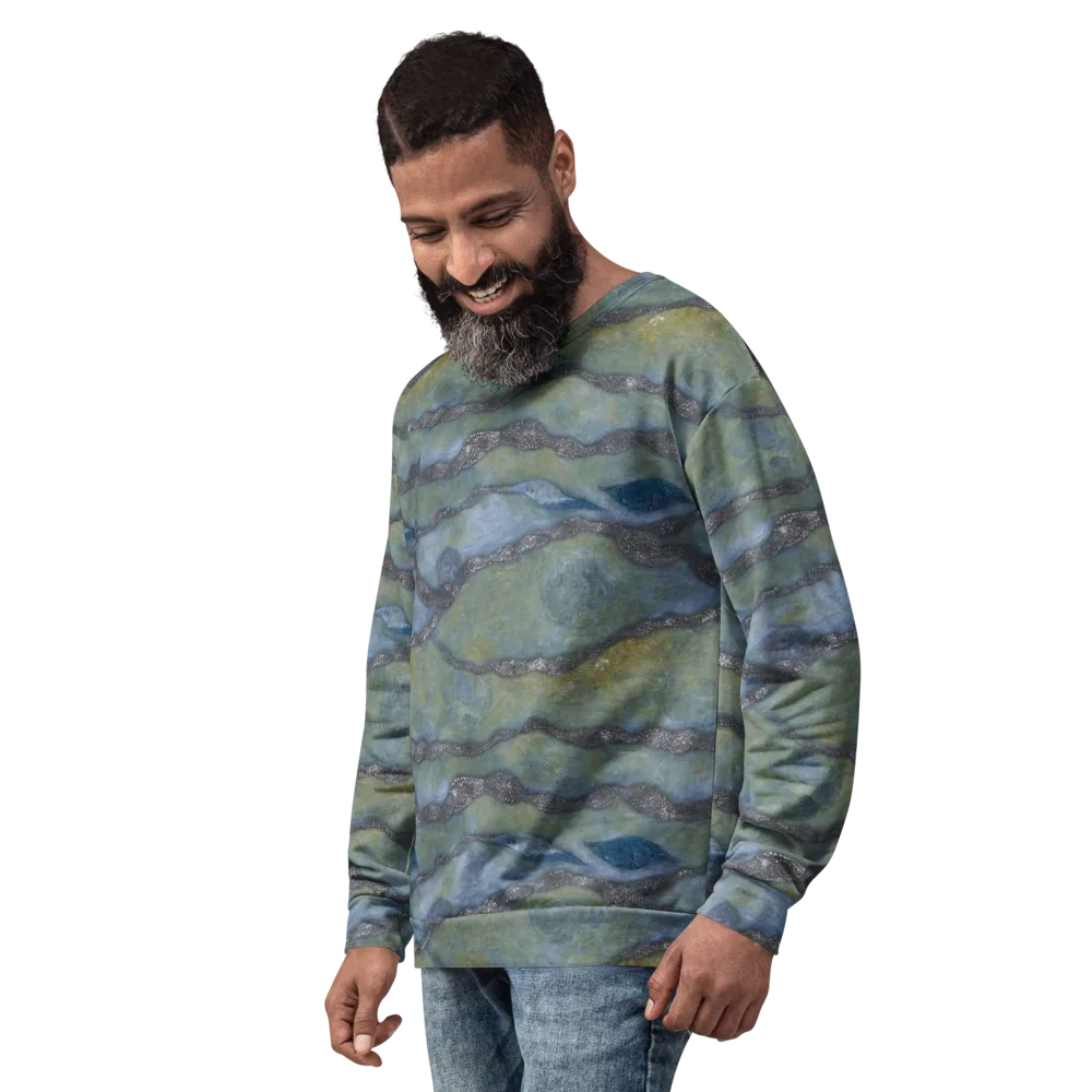 Tidal Fossil on Sweatshirt — Left Front