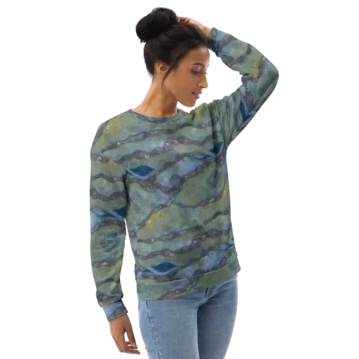 Tidal Fossil on a Sweatshirt