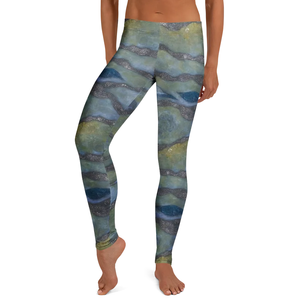 Tidal Fossil on Leggings — Front