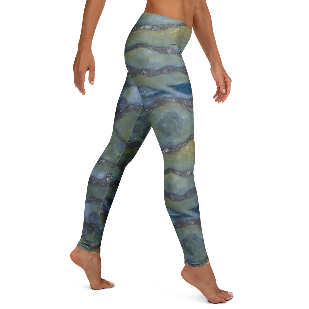 Tidal Fossil on Leggings — Right
