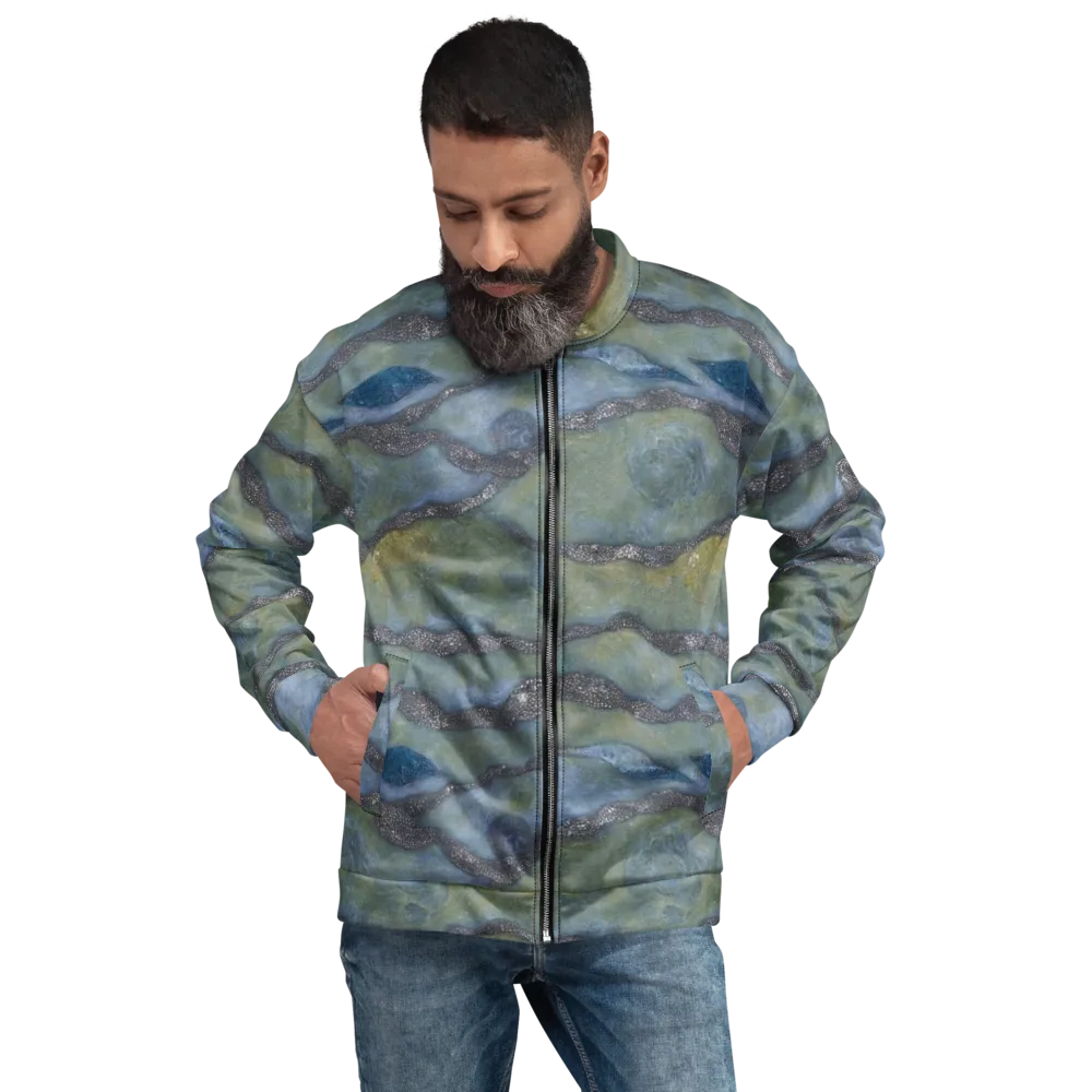 Tidal Fossil on Bomber Jacket — Front