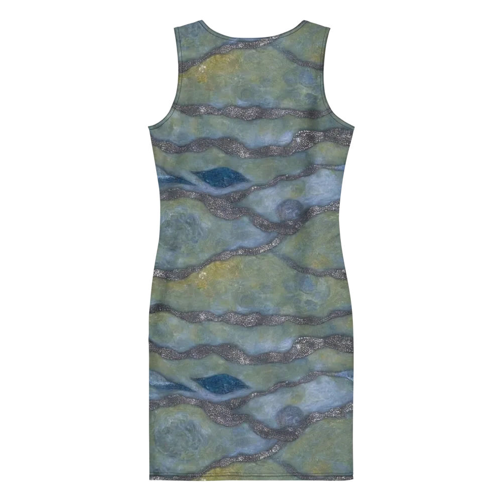 Tidal Fossil on Bodycon Dress — Back