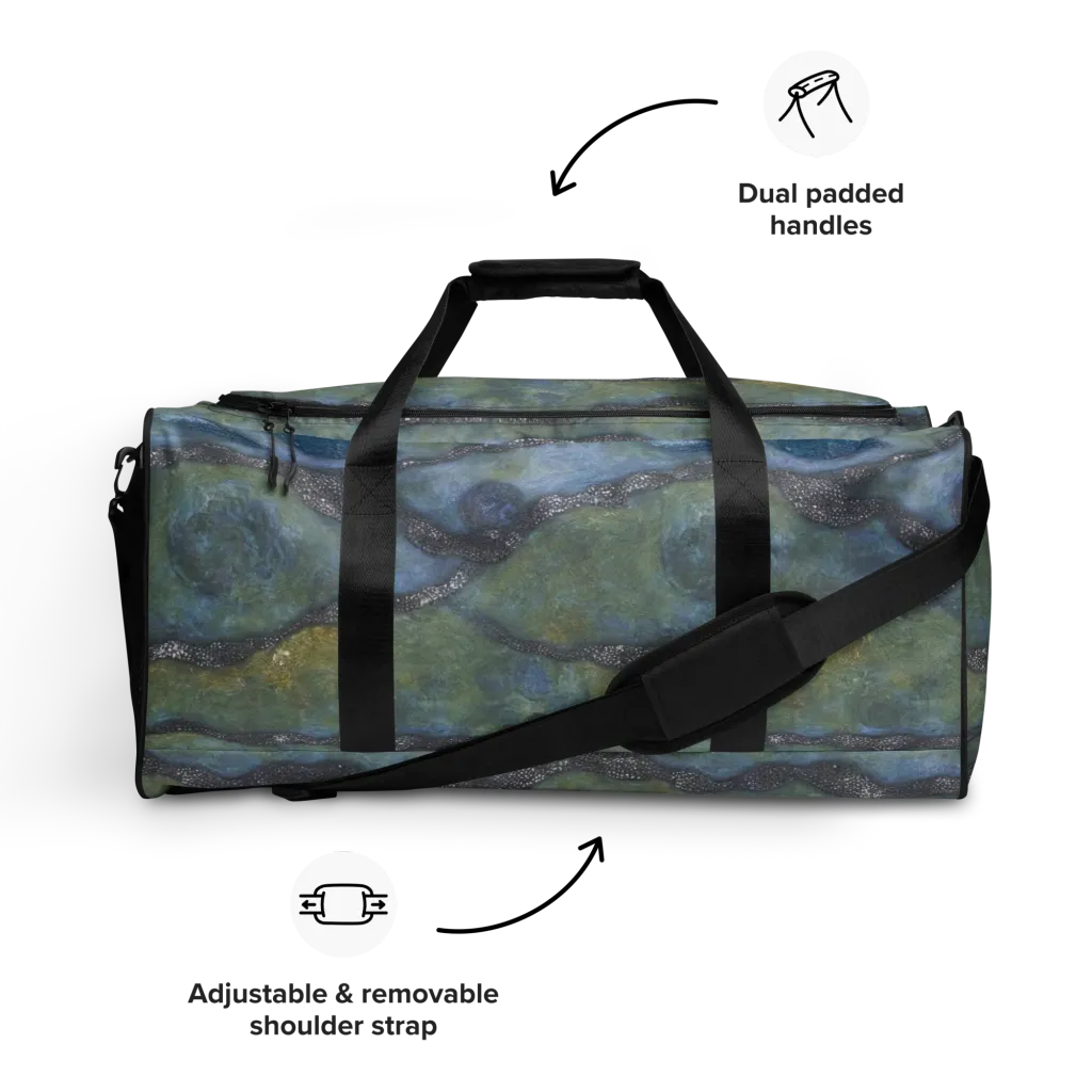 Tidal Fossil on Duffle Bag — Front