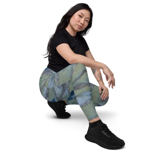 Tidal Fossil on a Leggings with Pockets