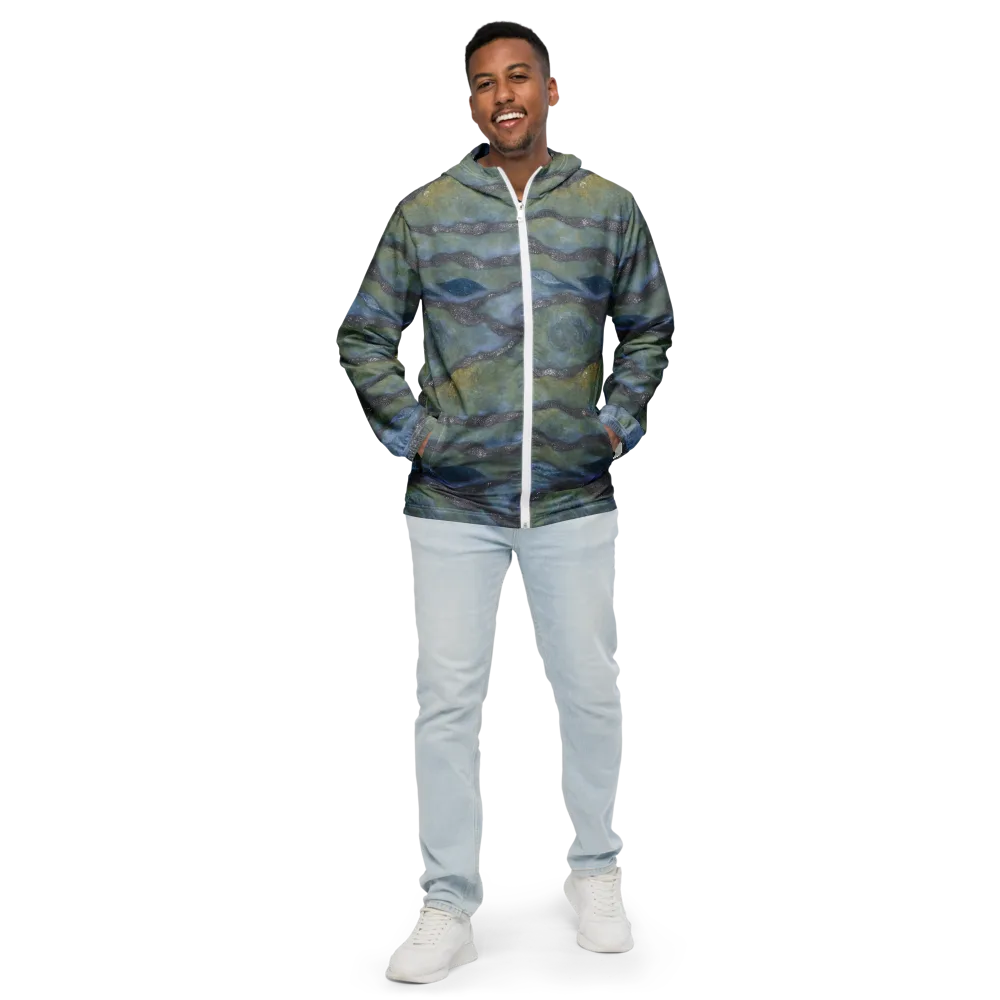Tidal Fossil on Men's Windbreaker — Front