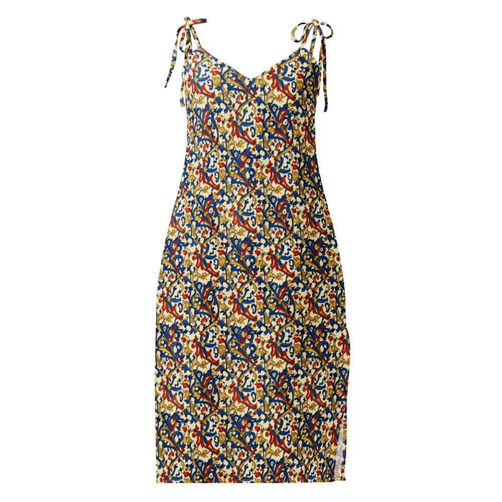 Royal Arabesque on Slip Dress — Front