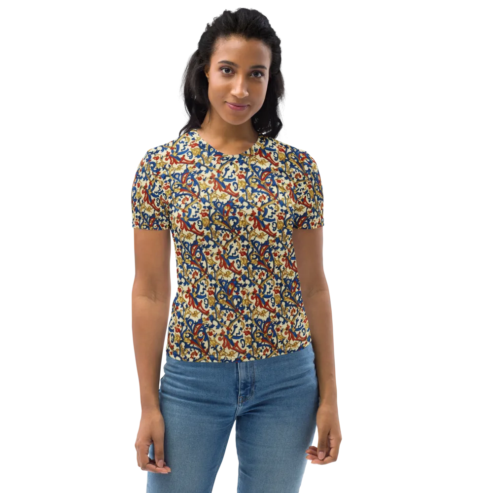 Royal Arabesque on Women's Crew Neck T-Shirt — Front