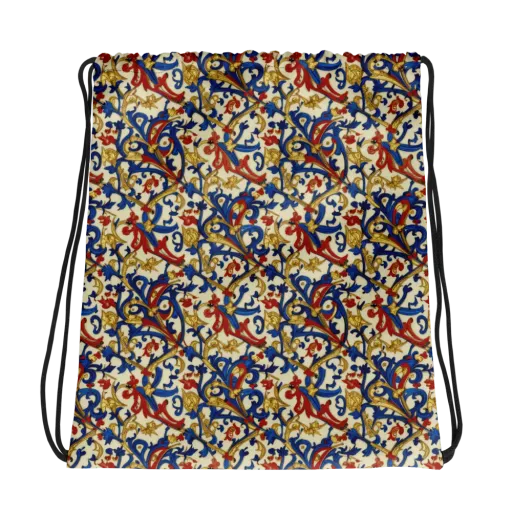 Royal Arabesque on a Drawstring Bag