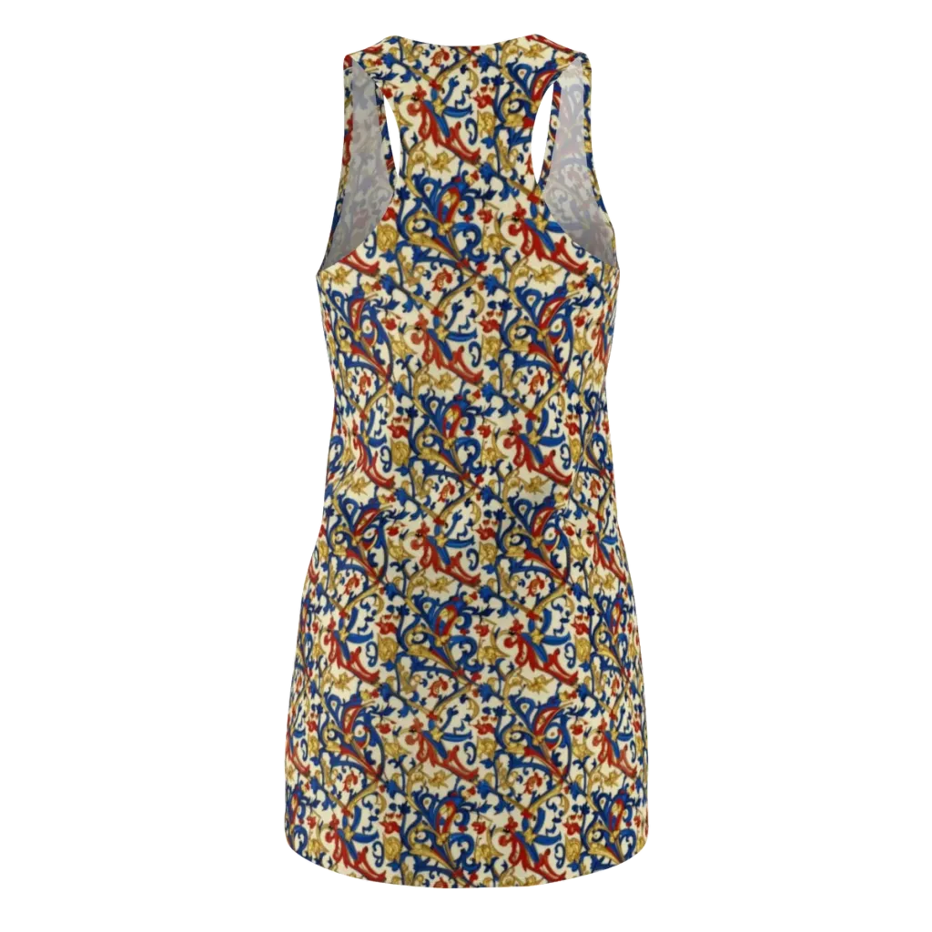 Royal Arabesque on Racerback Dress — Back