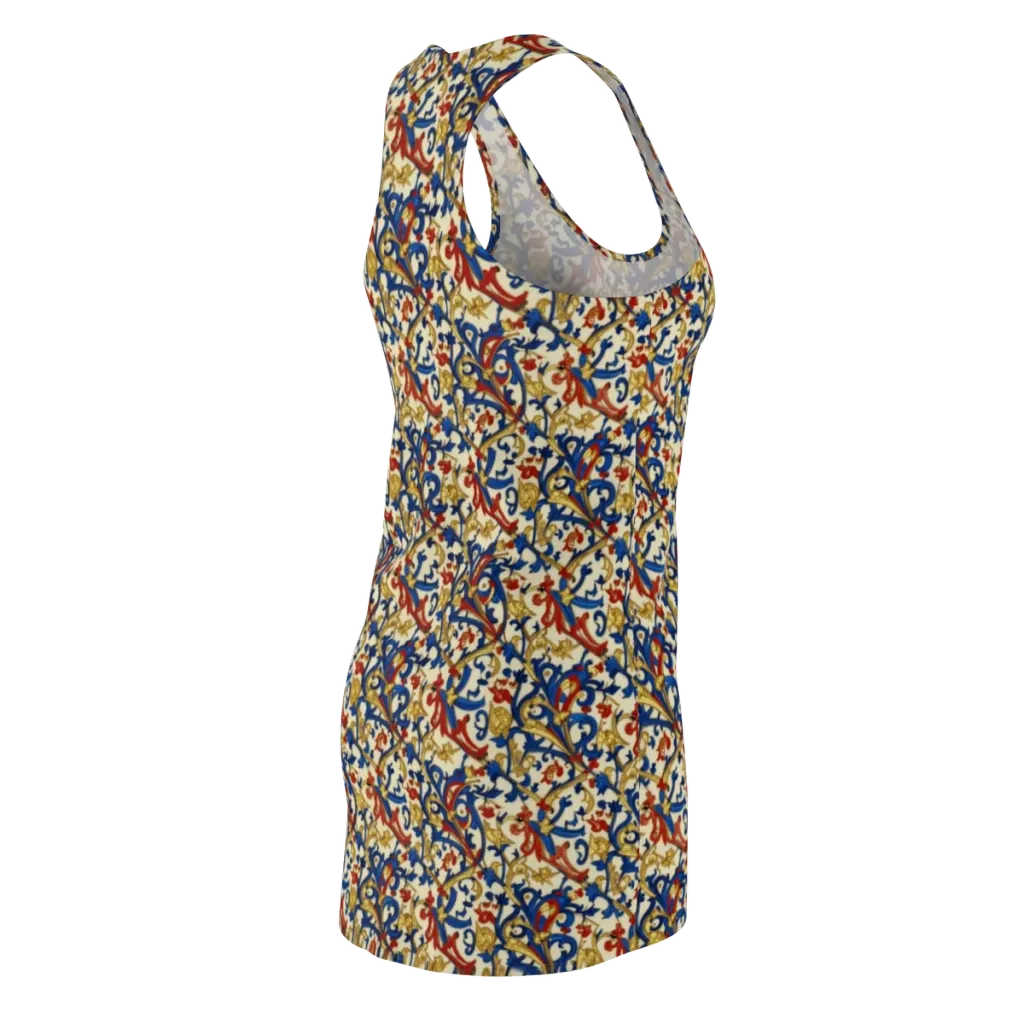 Royal Arabesque on Racerback Dress — Back Side