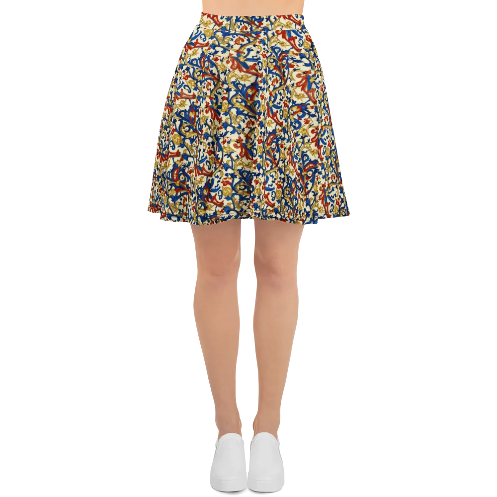 Royal Arabesque on Skater Skirt — Front