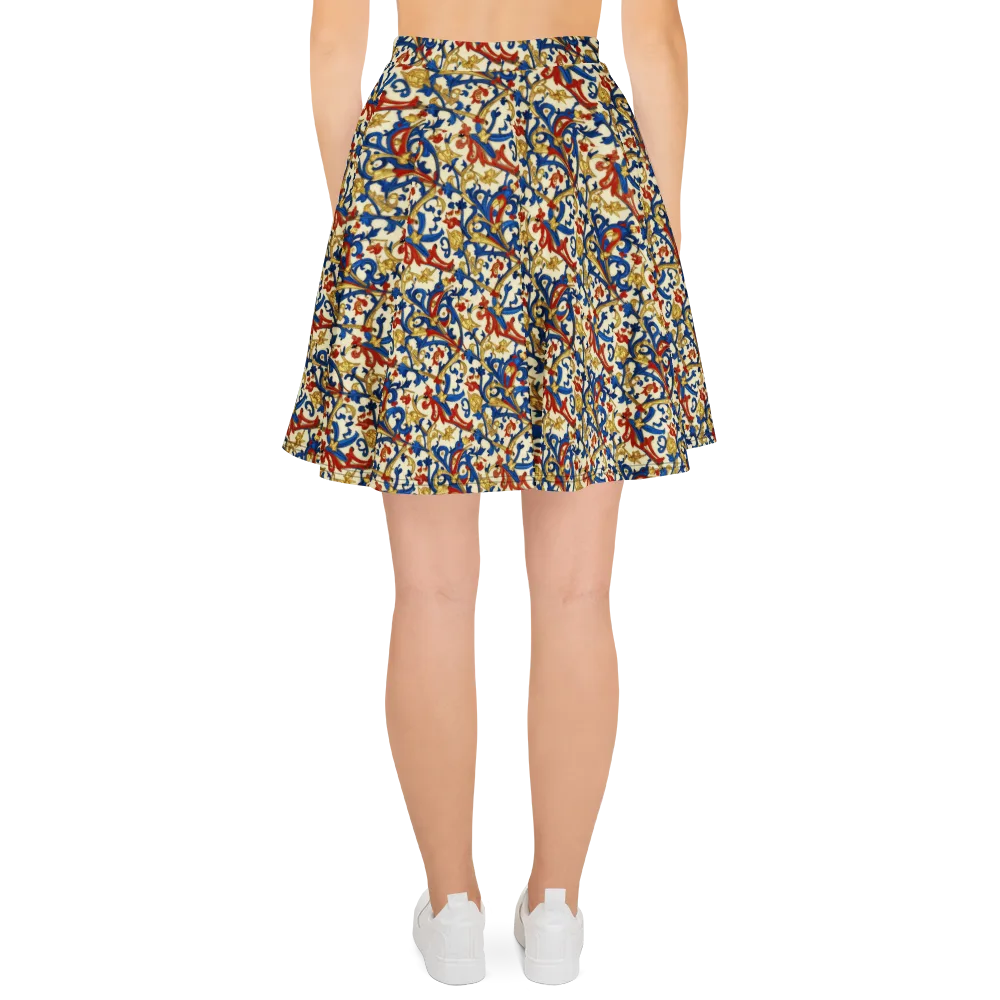 Royal Arabesque on Skater Skirt — Back