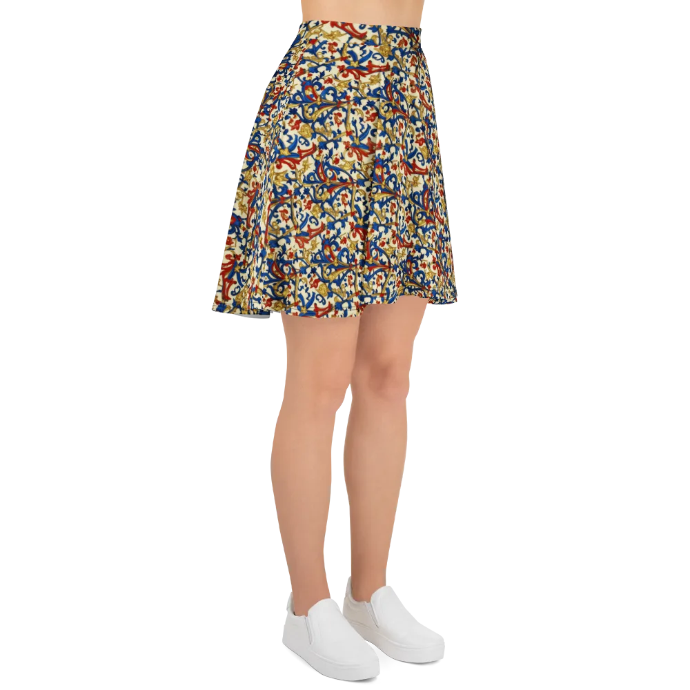 Royal Arabesque on Skater Skirt — Right