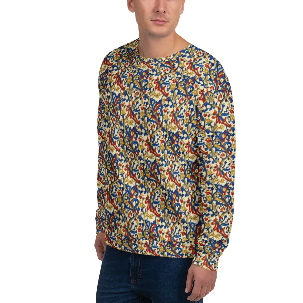 Royal Arabesque on Sweatshirt — Left Front