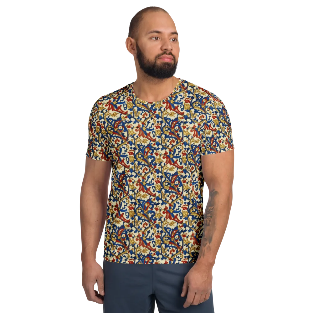 Royal Arabesque on Men's Athletic T-Shirt — Front