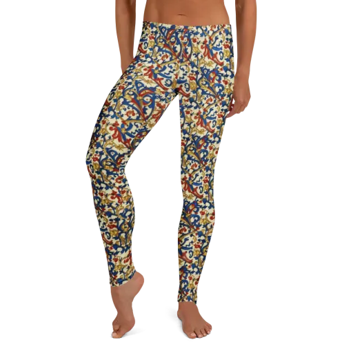 Royal Arabesque on a Leggings