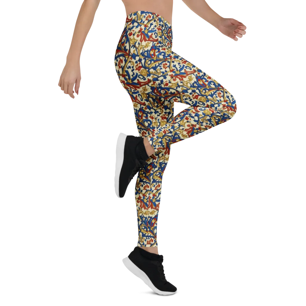Royal Arabesque on Leggings — Right