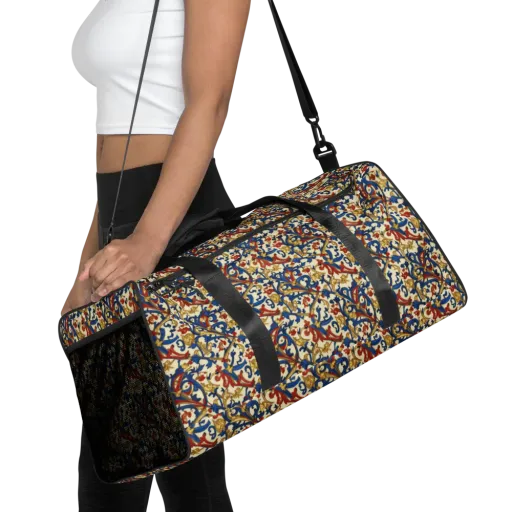 Royal Arabesque on a Duffle Bag