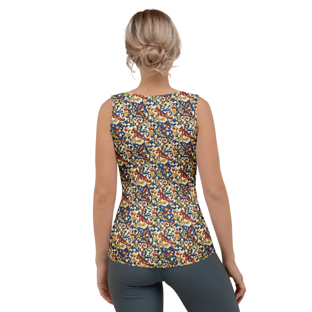 Royal Arabesque on Women's Tank Top — Back