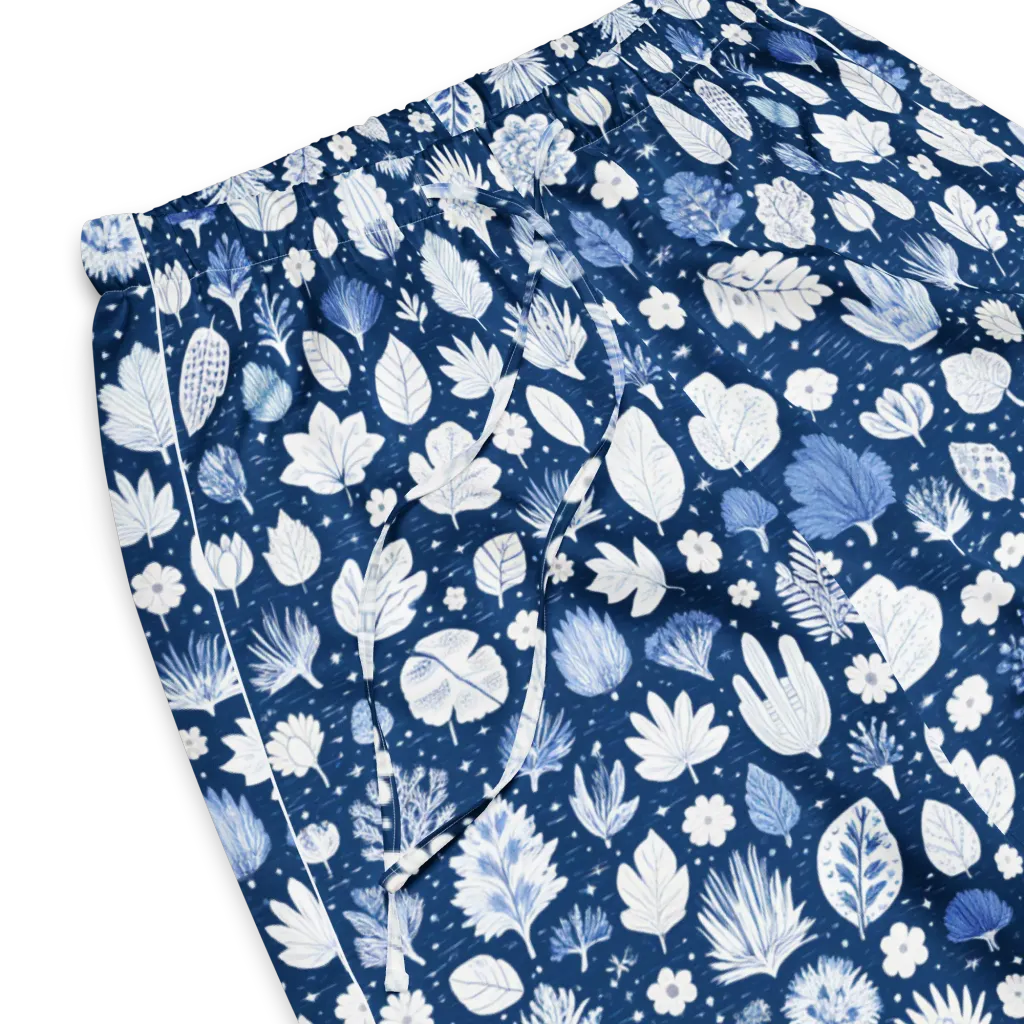 Indigo Herbarium on Women's Pajama Pants — Product details