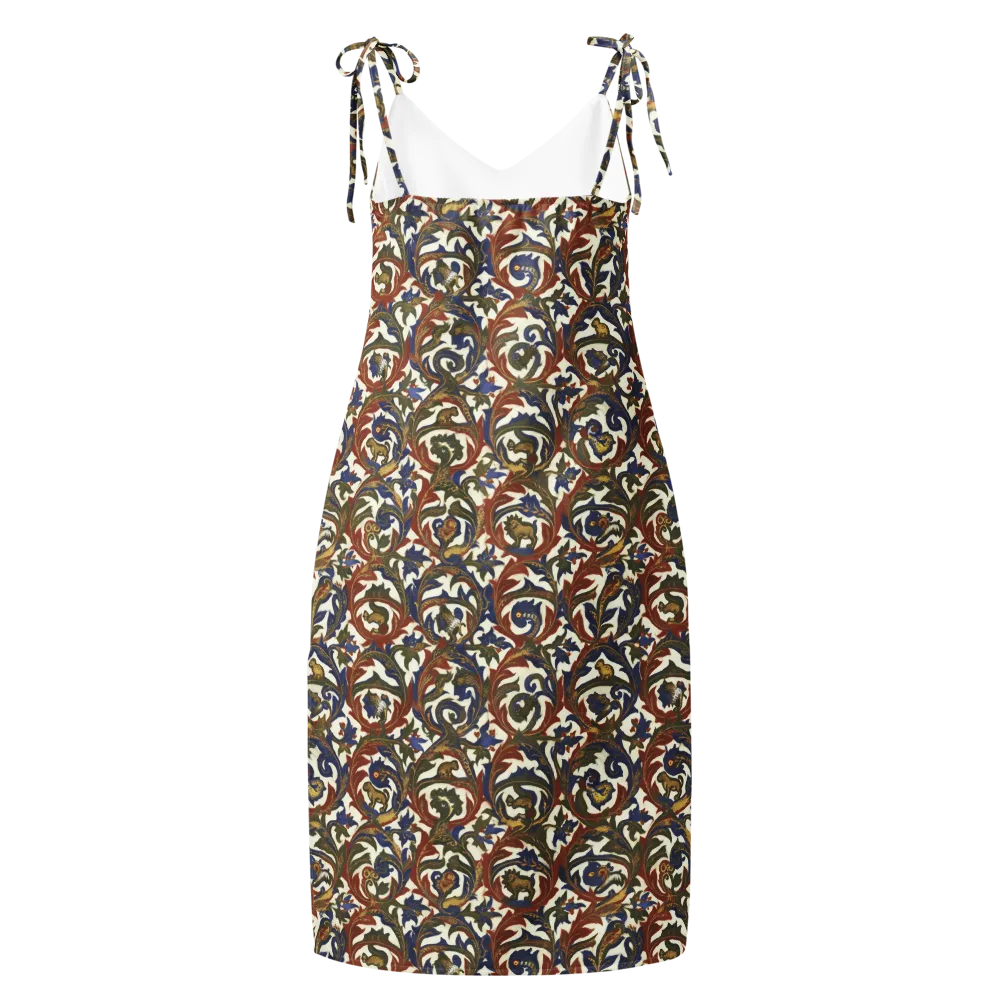 Bestiary Brocade on Slip Dress — Back