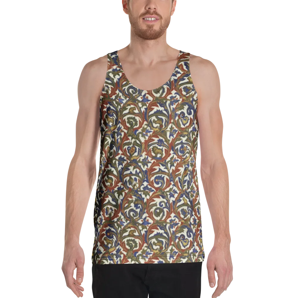 Bestiary Brocade on Men's Tank Top — Front