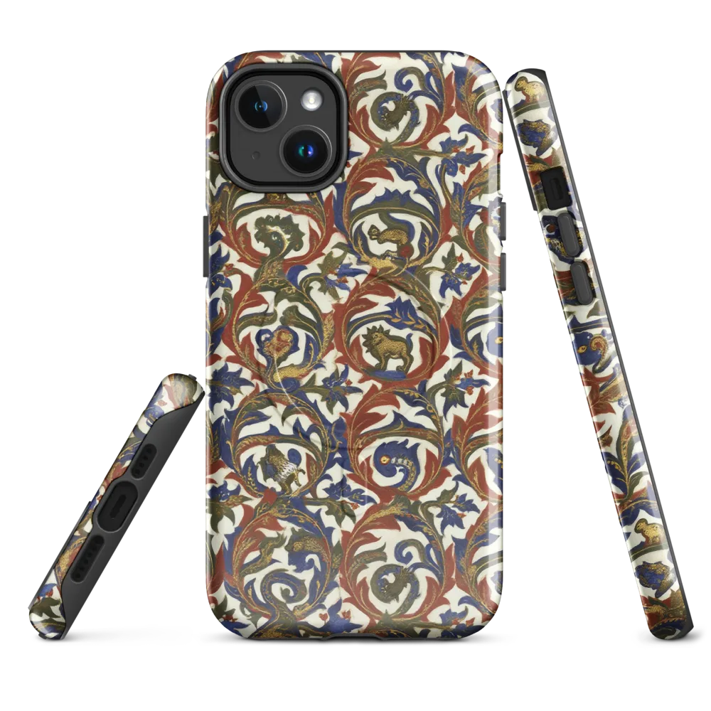 Bestiary Brocade on MagSafe Tough Case for iPhone® — Front
