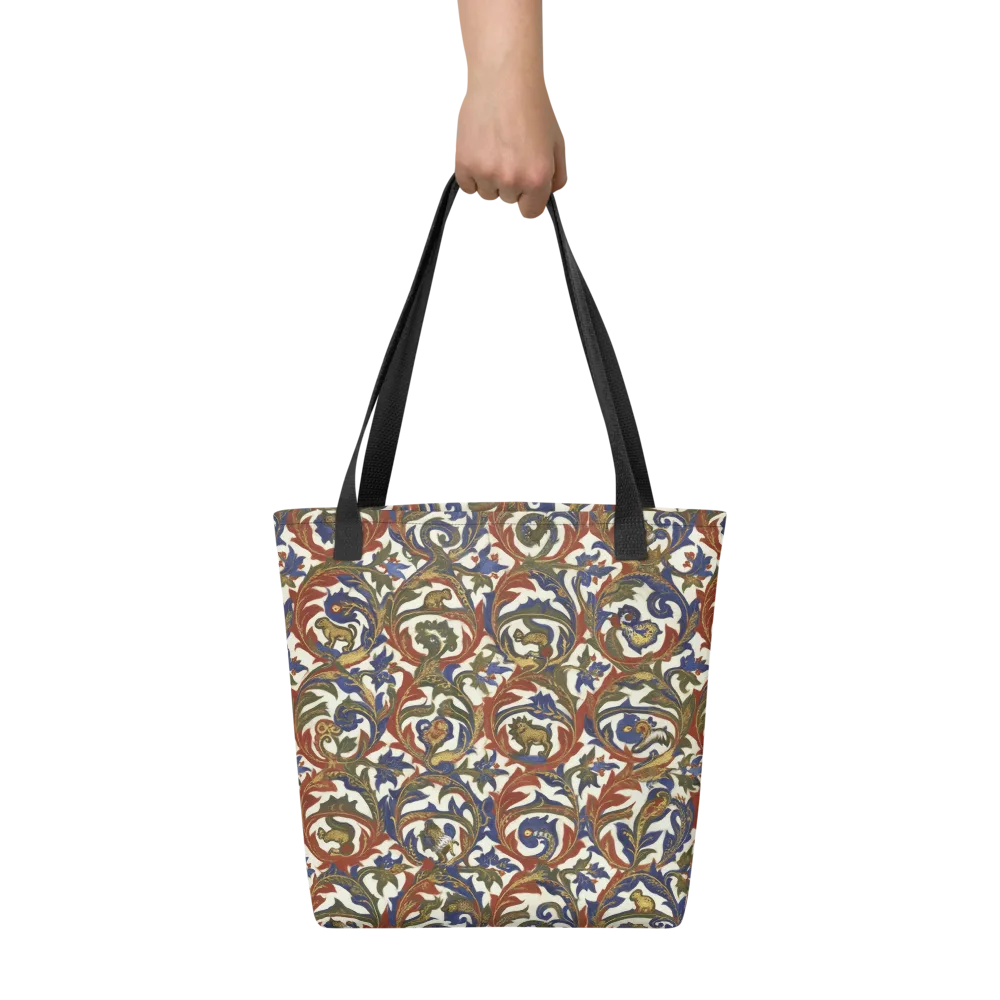 Bestiary Brocade on Tote Bag — Front