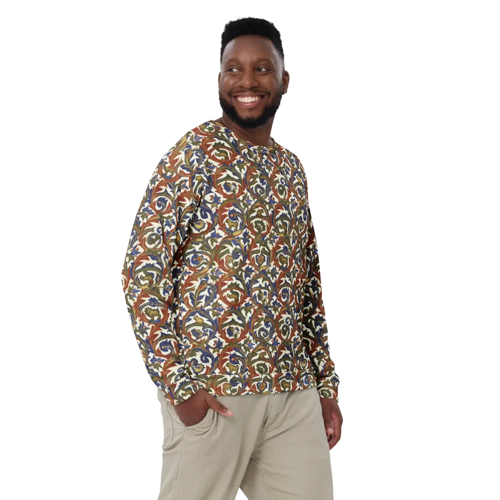 Bestiary Brocade on Sweatshirt — Front