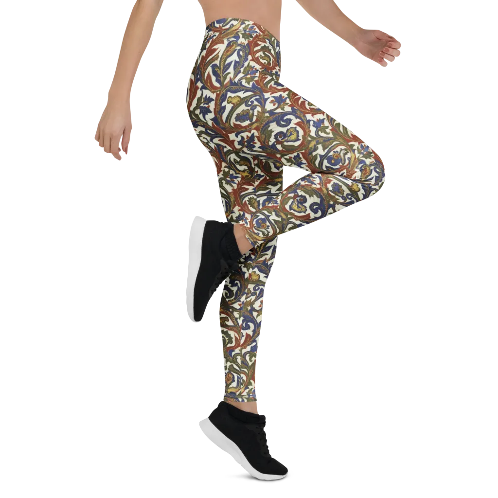Bestiary Brocade on Leggings — Right